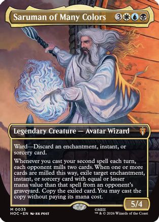 Saruman of Many Colors (Borderless) (035) Foil - The Hobbit: Eternal-Legal