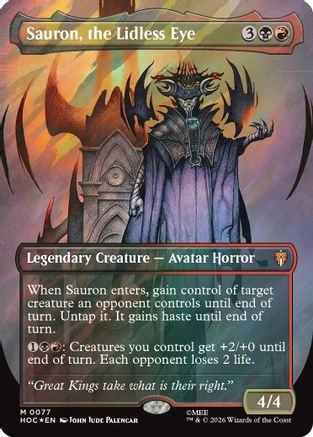 Sauron, the Lidless Eye (Borderless) (077) - The Hobbit: Eternal-Legal