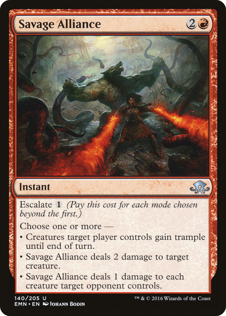 Savage Alliance (140) Foil - Eldritch Moon