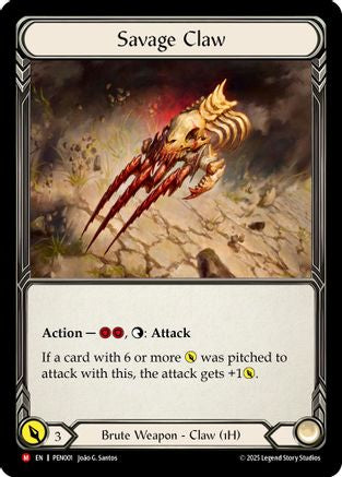 Savage Claw (PEN001) - Compendium of Rathe