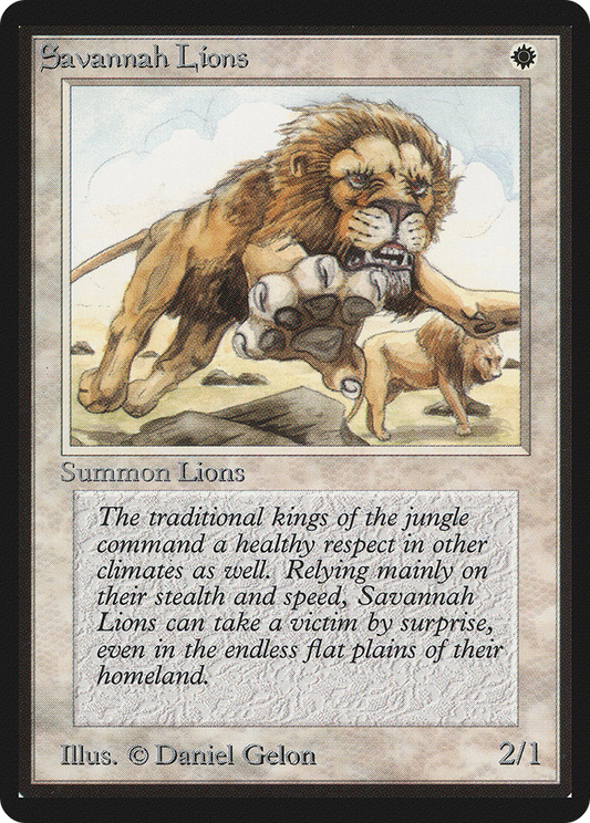 Savannah Lions - Limited Edition Beta