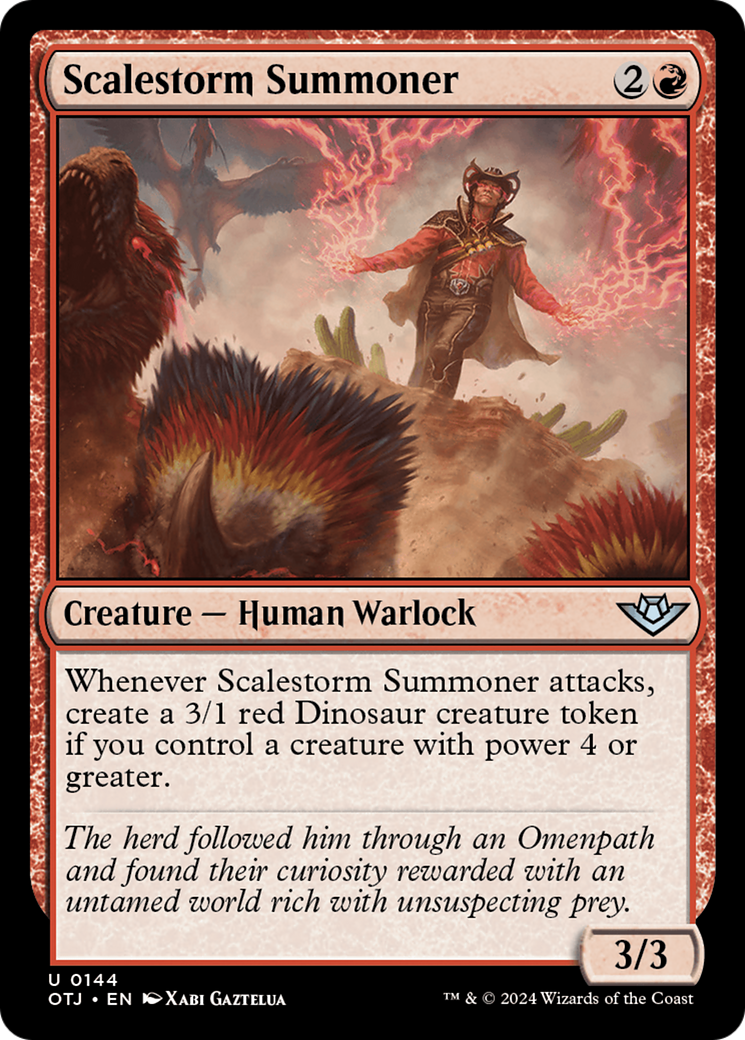 Scalestorm Summoner (144) - Outlaws of Thunder Junction Foil