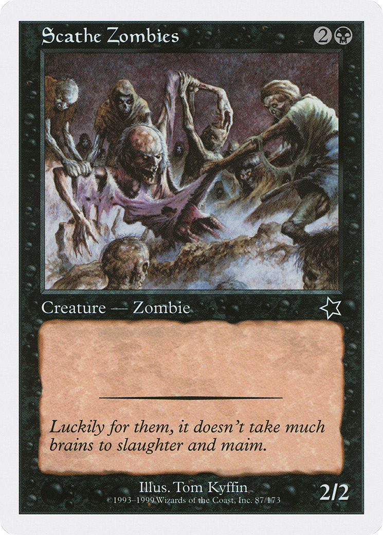 Scathe Zombies (087) - Starter 1999
