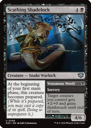 Scathing Shadelock (098) Foil - Secrets of Strixhaven