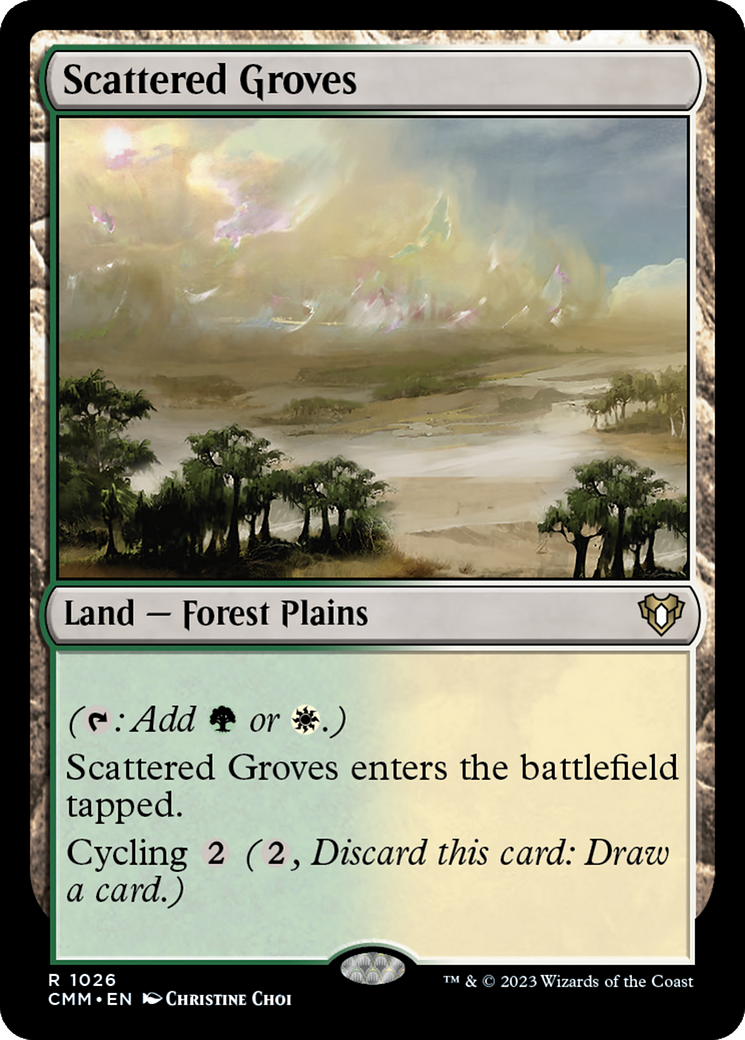 Scattered Groves (1026) - Commander Masters