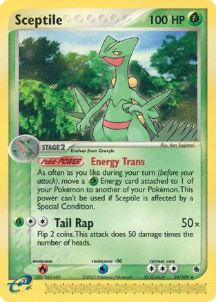 Sceptile (20) Reverse Holofoil - Ruby and Sapphire