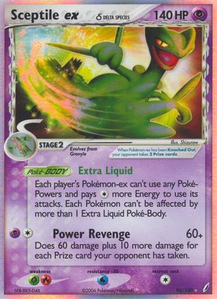 Sceptile ex (Delta Species) (96) Holofoil - Crystal Guardians