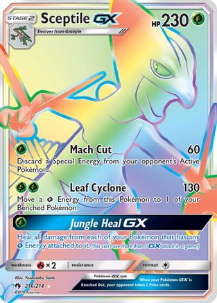 Sceptile GX (216) Holofoil - Lost Thunder