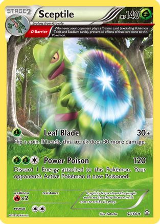 Sceptile (Omega) (9) Reverse Holofoil - Primal Clash