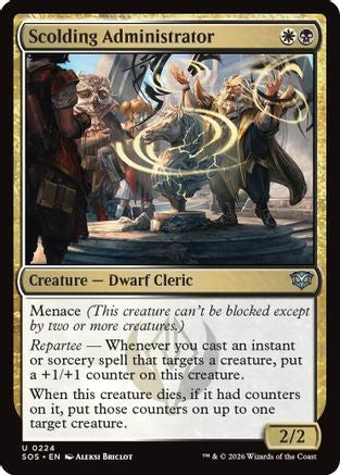 Scolding Administrator (224) Foil - Secrets of Strixhaven