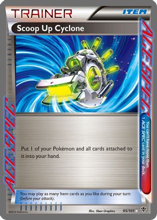 Scoop Up Cyclone (95) Holofoil - Plasma Blast