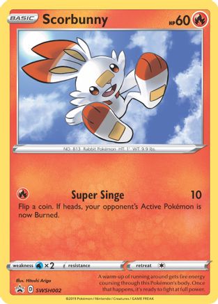 Scorbunny (SWSH002) Holofoil - Black Star Promos