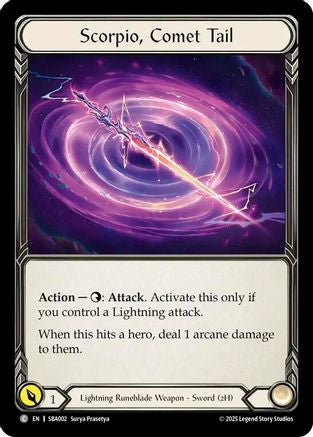 Scorpio, Comet Tail (SBA002) - Silver Age
