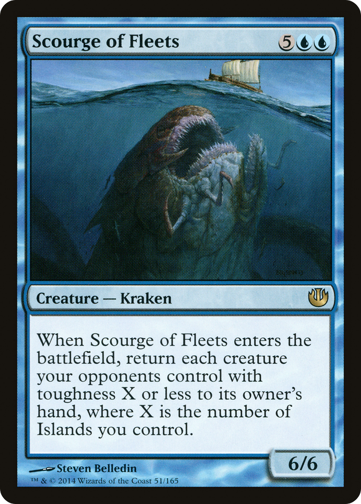 Scourge of Fleets (051) Foil - Journey into Nyx
