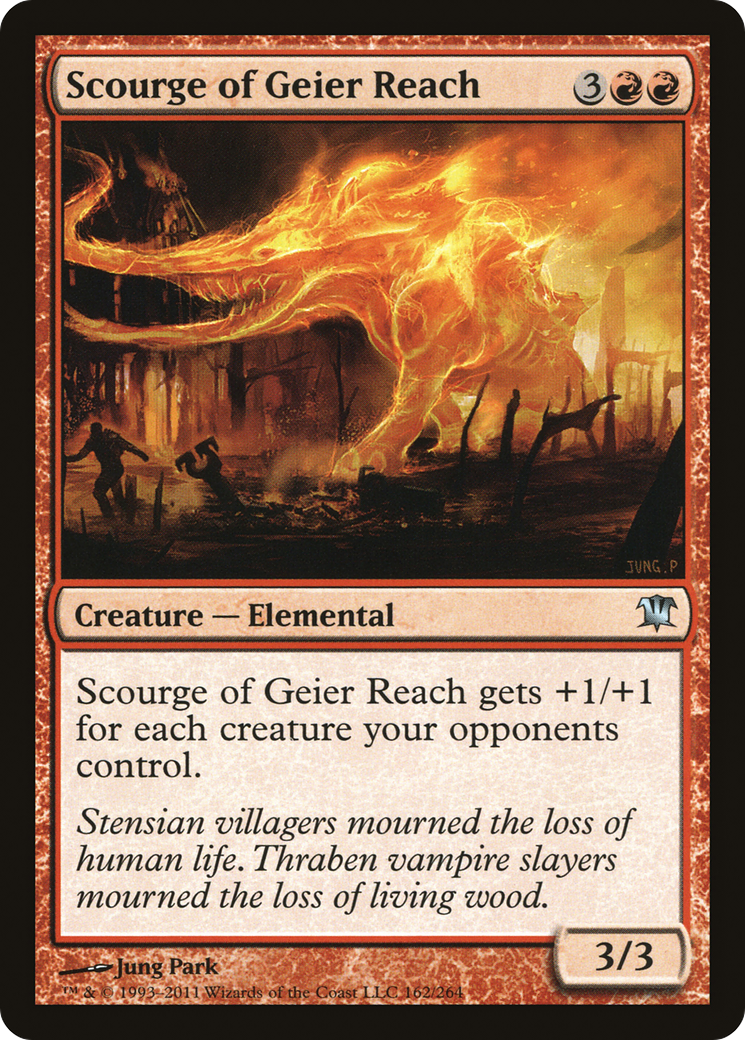Scourge of Geier Reach (162) Foil - Innistrad