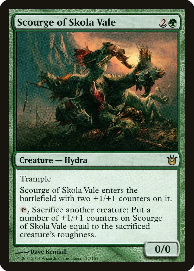 Scourge of Skola Vale (137) Foil - Born of the Gods