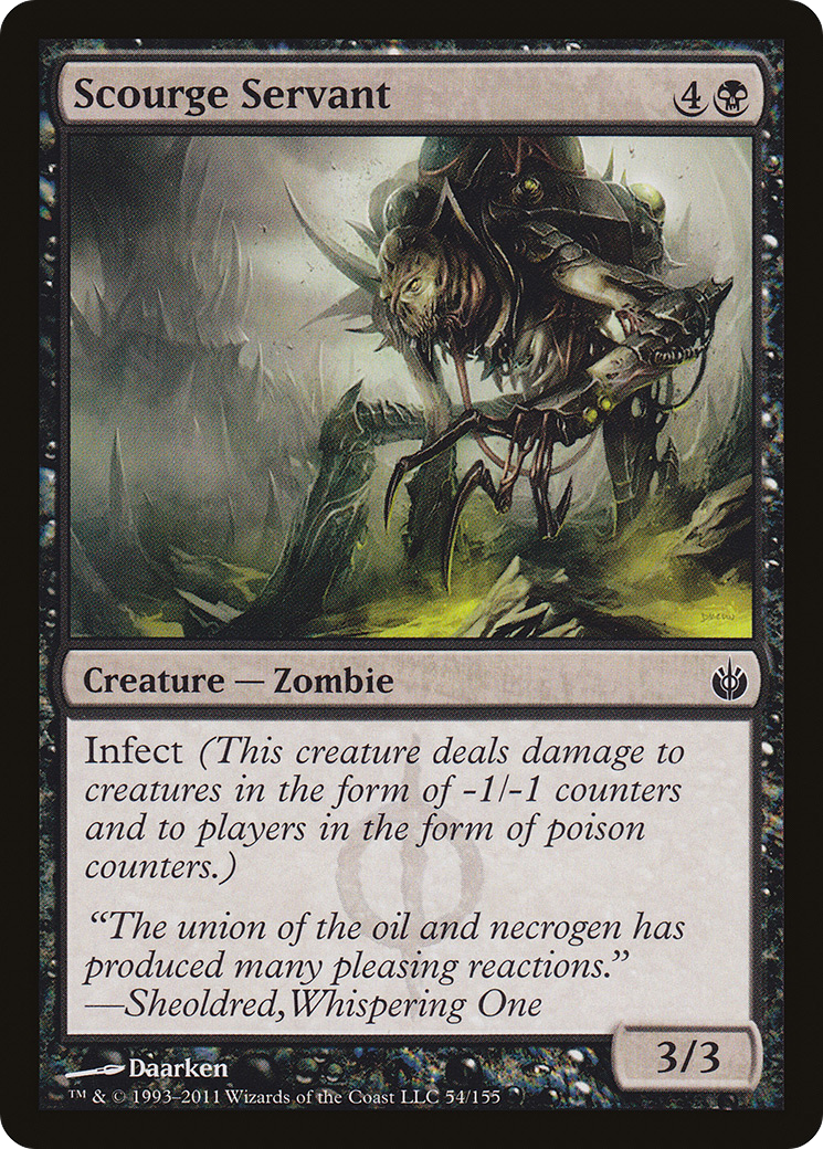 Scourge Servant (054) Foil - Mirrodin Besieged