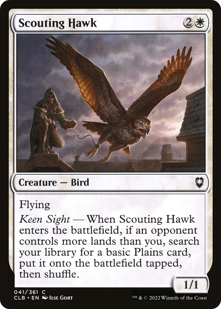 Scouting Hawk (041) - Commander Legends: Battle for Baldur's Gate Foil