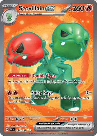 Scovillain ex (Full Art) (216) Holofoil - Surging Sparks