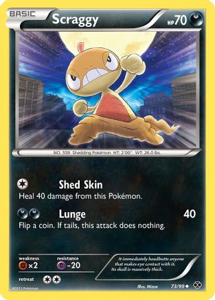 Scraggy (73) Reverse Holofoil - Next Destinies