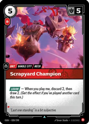 Scrapyard Champion (020) Foil - Origins