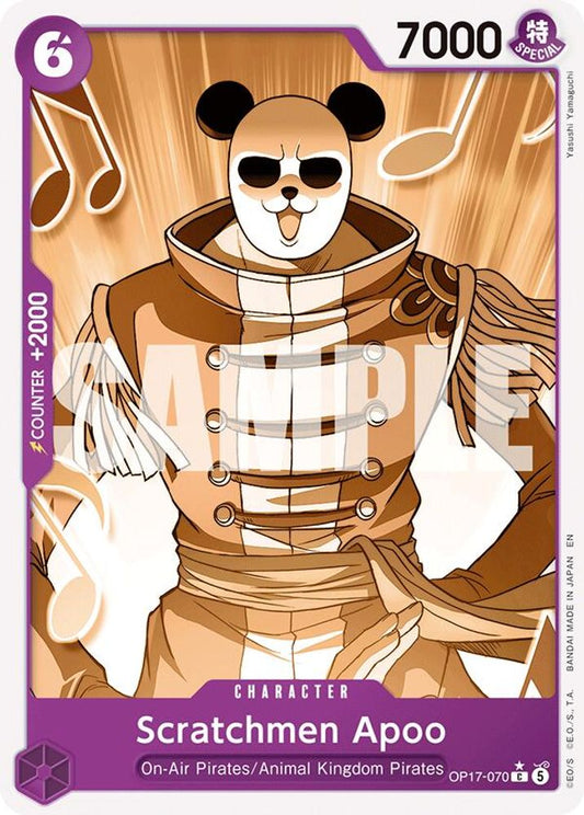 Scratchmen Apoo (Pandaman Art) (OP17-070)