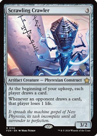 Scrawling Crawler (Promo Pack) (132) Foil - Lorwyn Eclipsed