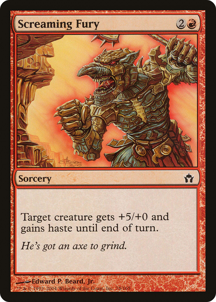 Screaming Fury (078) Foil - Fifth Dawn