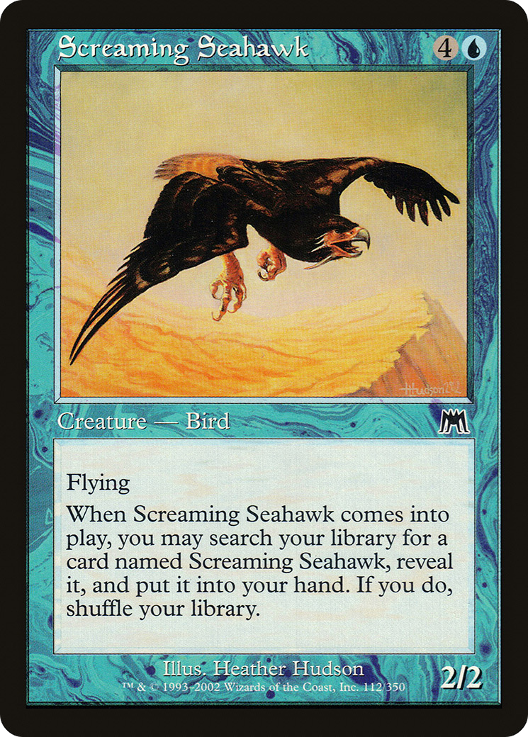 Screaming Seahawk (112) Foil - Onslaught