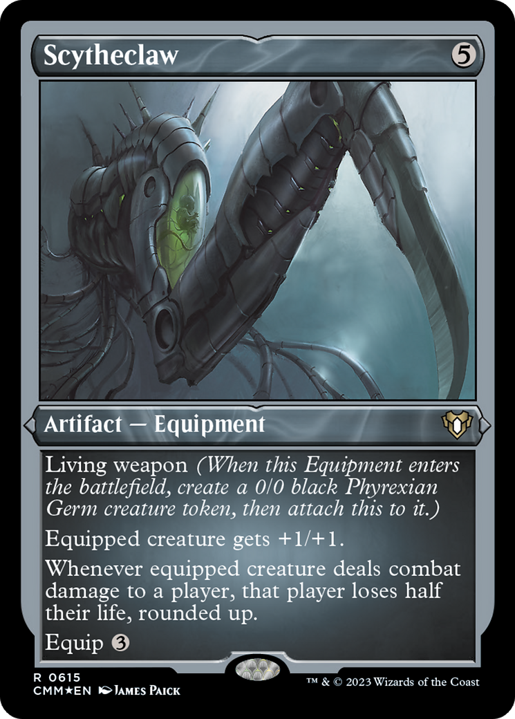 Scytheclaw (615) Etched Foil - Commander Masters