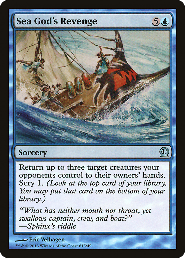 Sea God's Revenge (061) Foil - Theros
