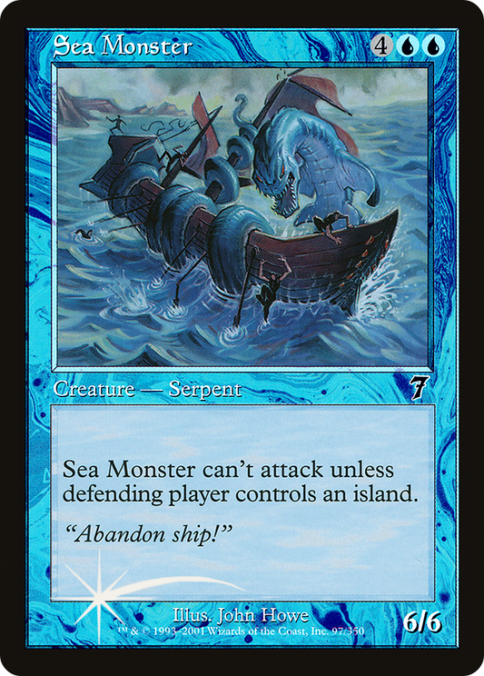 Sea Monster (097) Foil - Seventh Edition