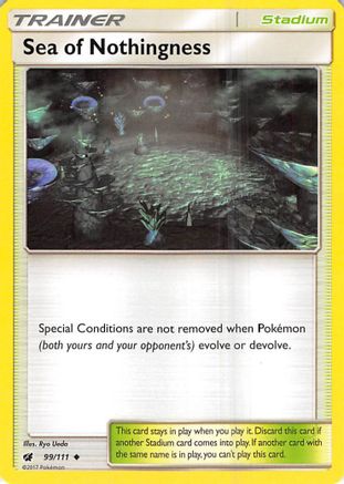 Sea of Nothingness (99) Reverse Holofoil - Crimson Invasion