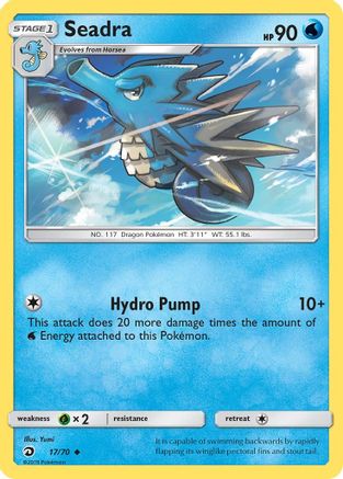 Seadra (17) Reverse Holofoil - Dragon Majesty