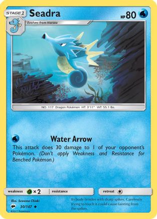 Seadra (30) Reverse Holofoil - Burning Shadows