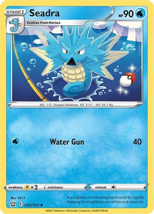 Seadra (32) Reverse Holofoil - Battle Styles
