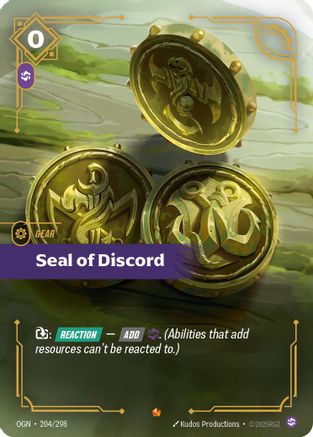Seal of Discord (204) Foil - Origins