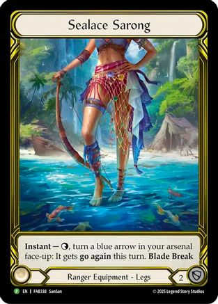 Sealace Sarong (Golden) (FAB338) Cold Foil - Flesh and Blood: Promo Cards
