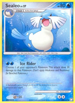 Sealeo (62) Reverse Holofoil - Mysterious Treasures