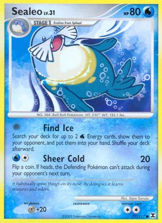Sealeo (77) Reverse Holofoil - Rising Rivals