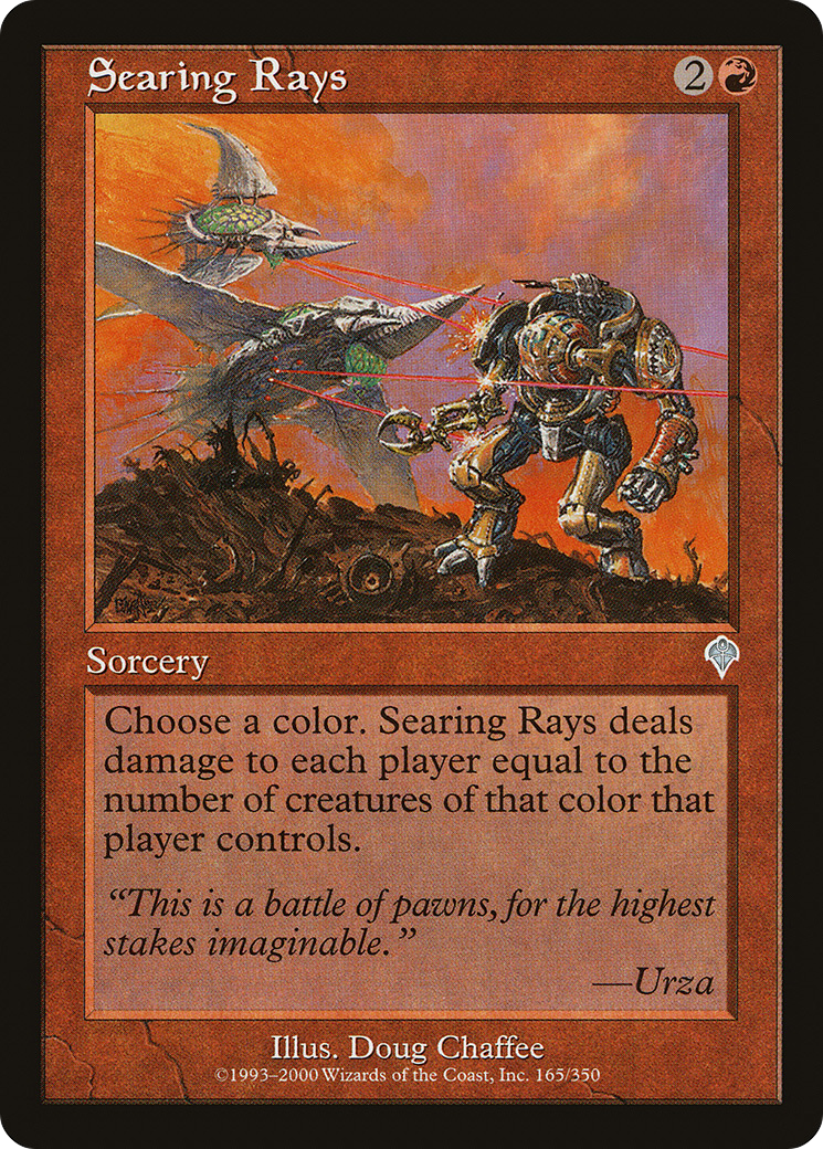 Searing Rays (165) Foil - Invasion