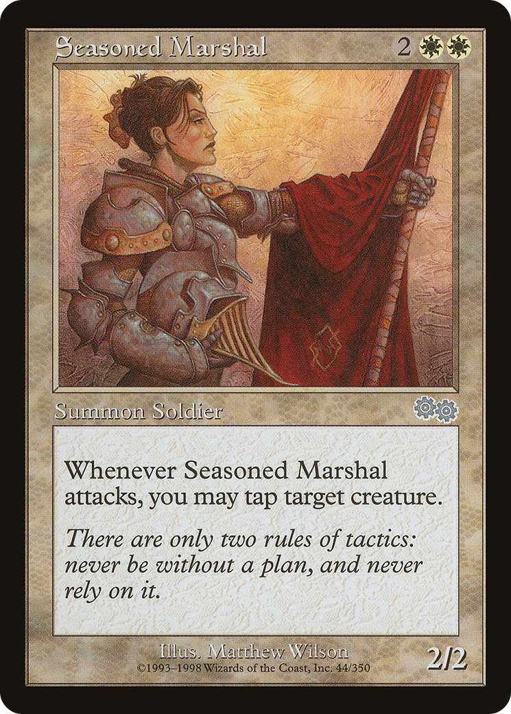 Seasoned Marshal (044) - Urza's Saga