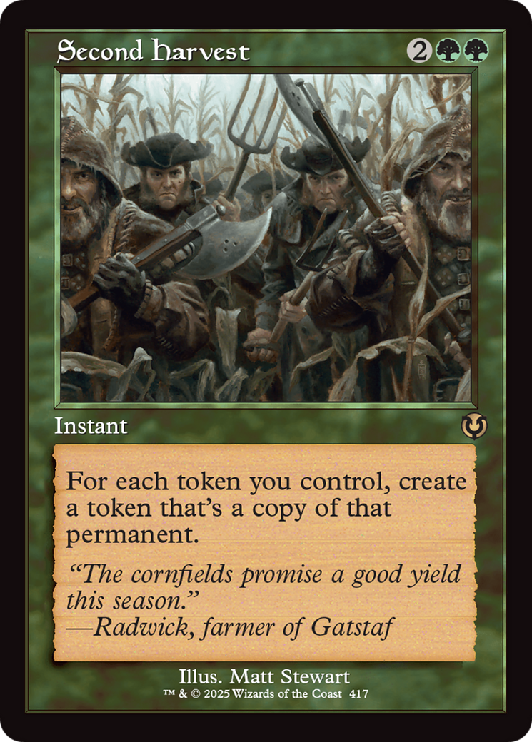 Second Harvest (Retro) (417) Foil - Innistrad Remastered