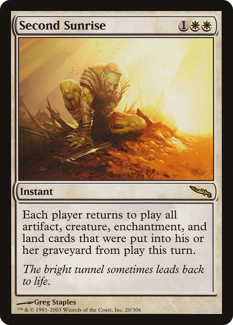 Second Sunrise (020) Foil - Mirrodin