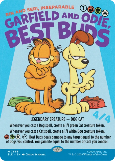 Secret Lair - Garfield: Motivationally Challenged