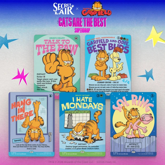 Secret Lair - Garfield: Motivationally Challenged