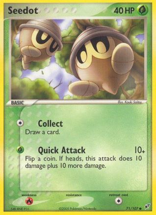 Seedot (71) Reverse Holofoil - Deoxys
