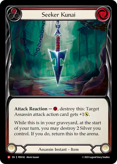 Seeker Kunai (PEN142) - Compendium of Rathe