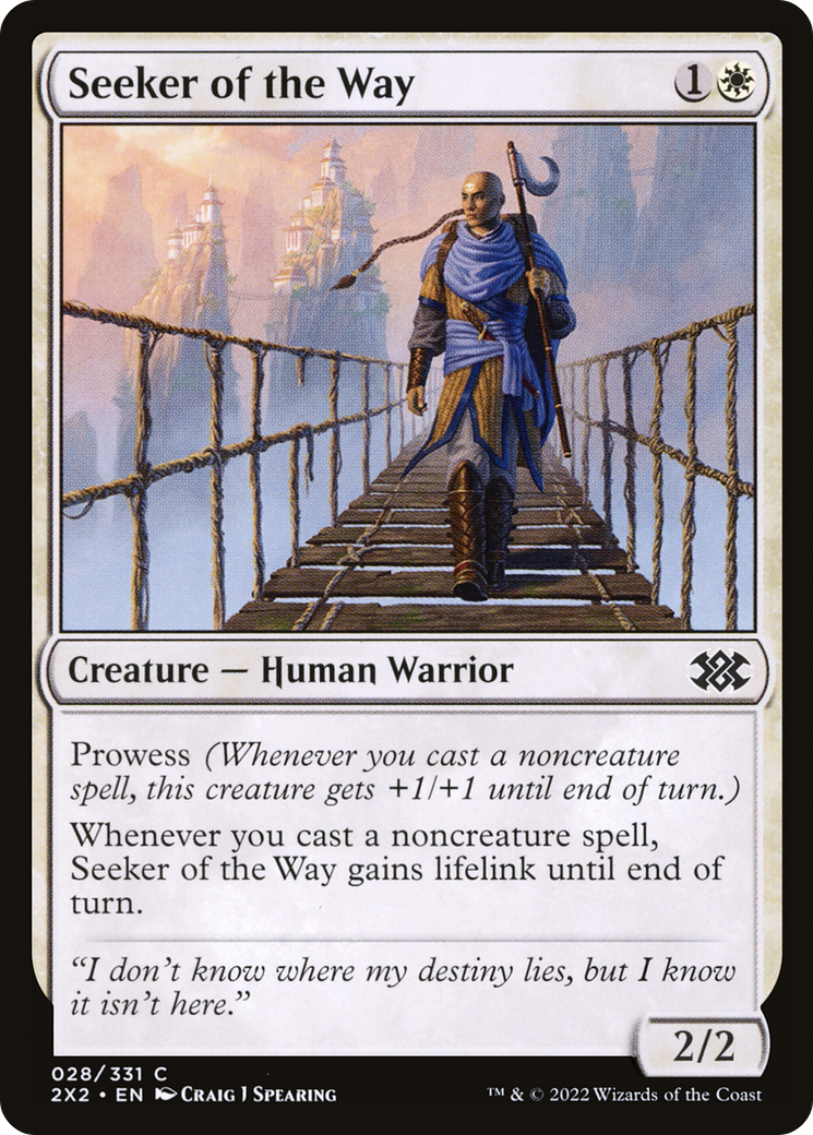Seeker of the Way (028) Foil - Double Masters 2022