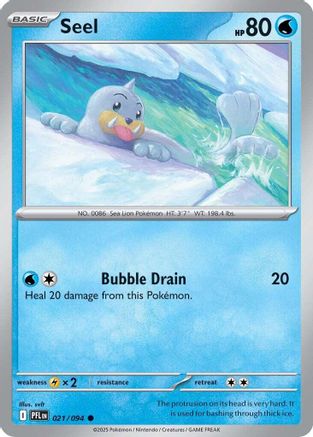 Seel (21) Reverse Holofoil - Phantasmal Flames